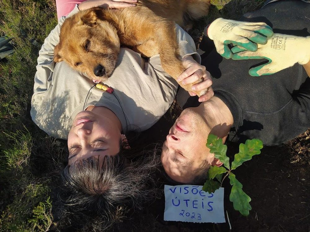 Photo from a partnership activity with local organisation Visões Úteis